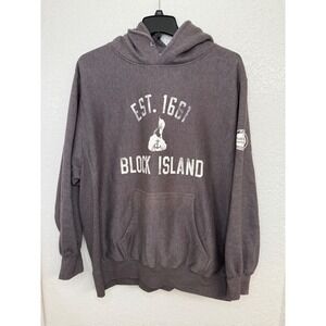 Block Island EST 1661 Hoodie Sweatshirt Gray Kai Kai Comfort Mens XL
